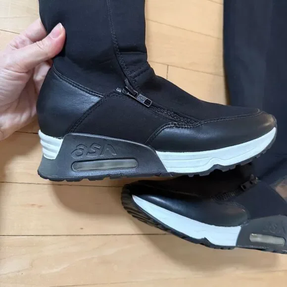 Ash Limited Thigh High Trainer Boots in Black 6 - Picture 4 of 15